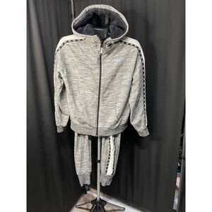Victorias Secret pink Fuzzy Bling Tracksuit Size Small matching set